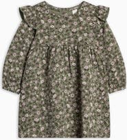 KENDI by Colored Organics Organic Cotton Mika Armhole Ruffle Long Sleeve Dress