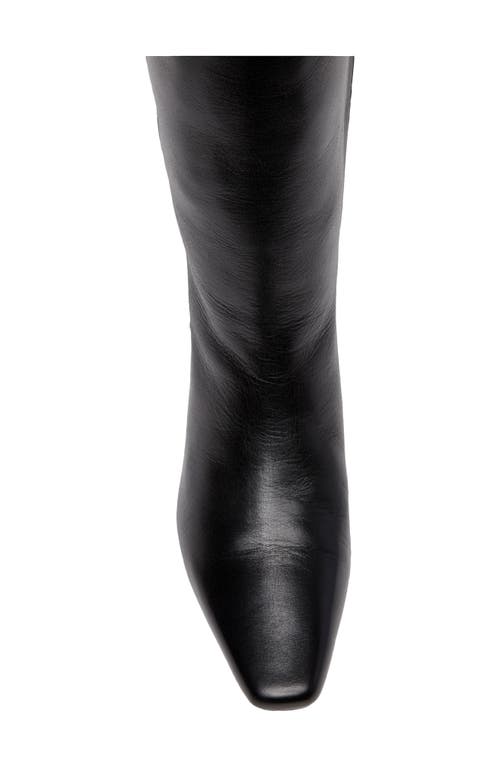 Shop Paige Ansley Kitten Heel Knee High Boot In Black