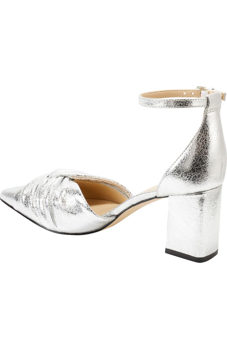 Marc Fisher LTD Ziya Knotted Ankle Strap Block Heel Pump, Alternate, color,