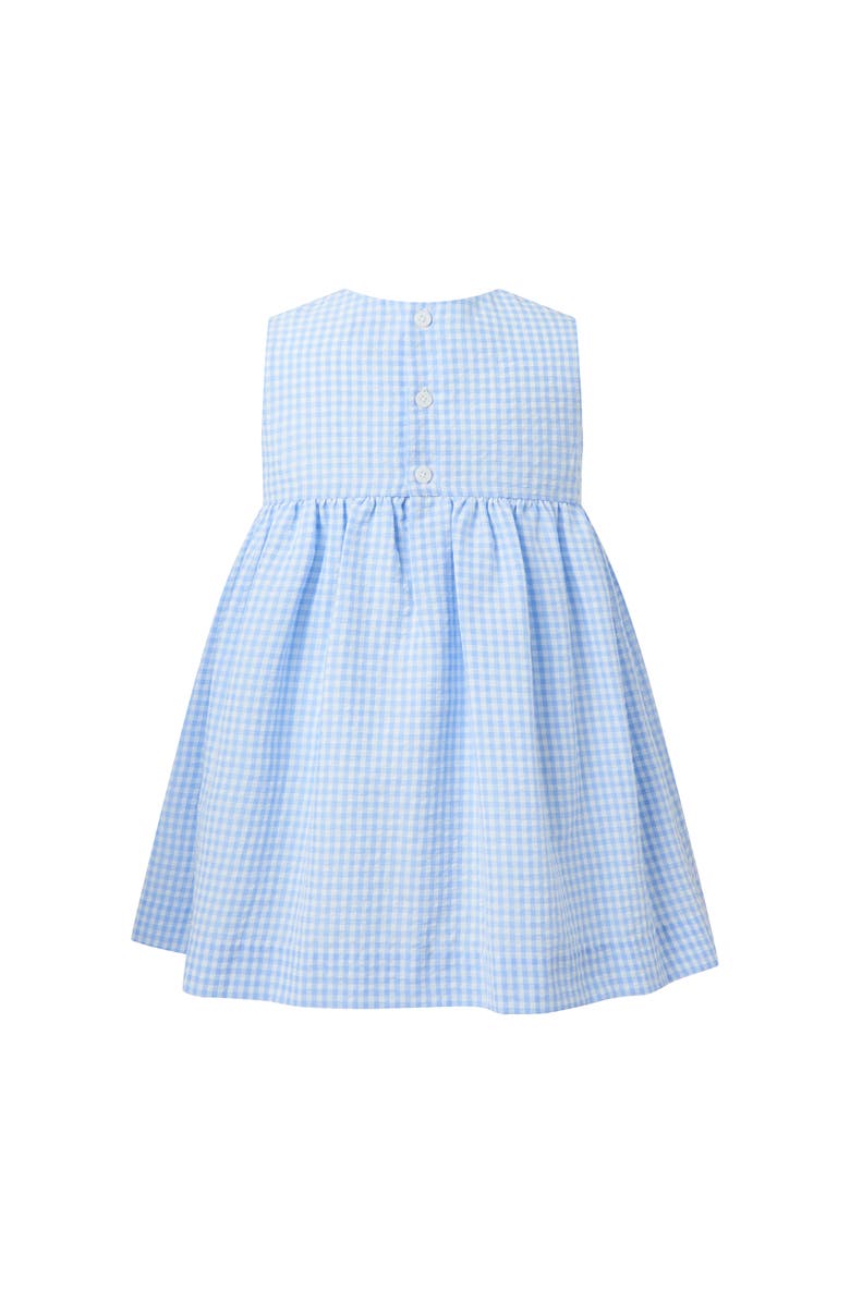 Rachel Riley Check Bow Dress, Alternate, color, 