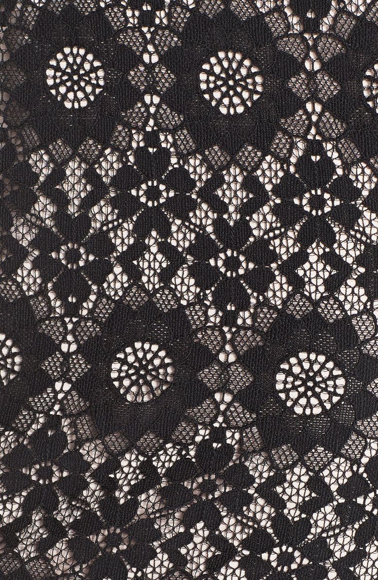 Maggy London Lace Sheath Dress, Alternate, color, 