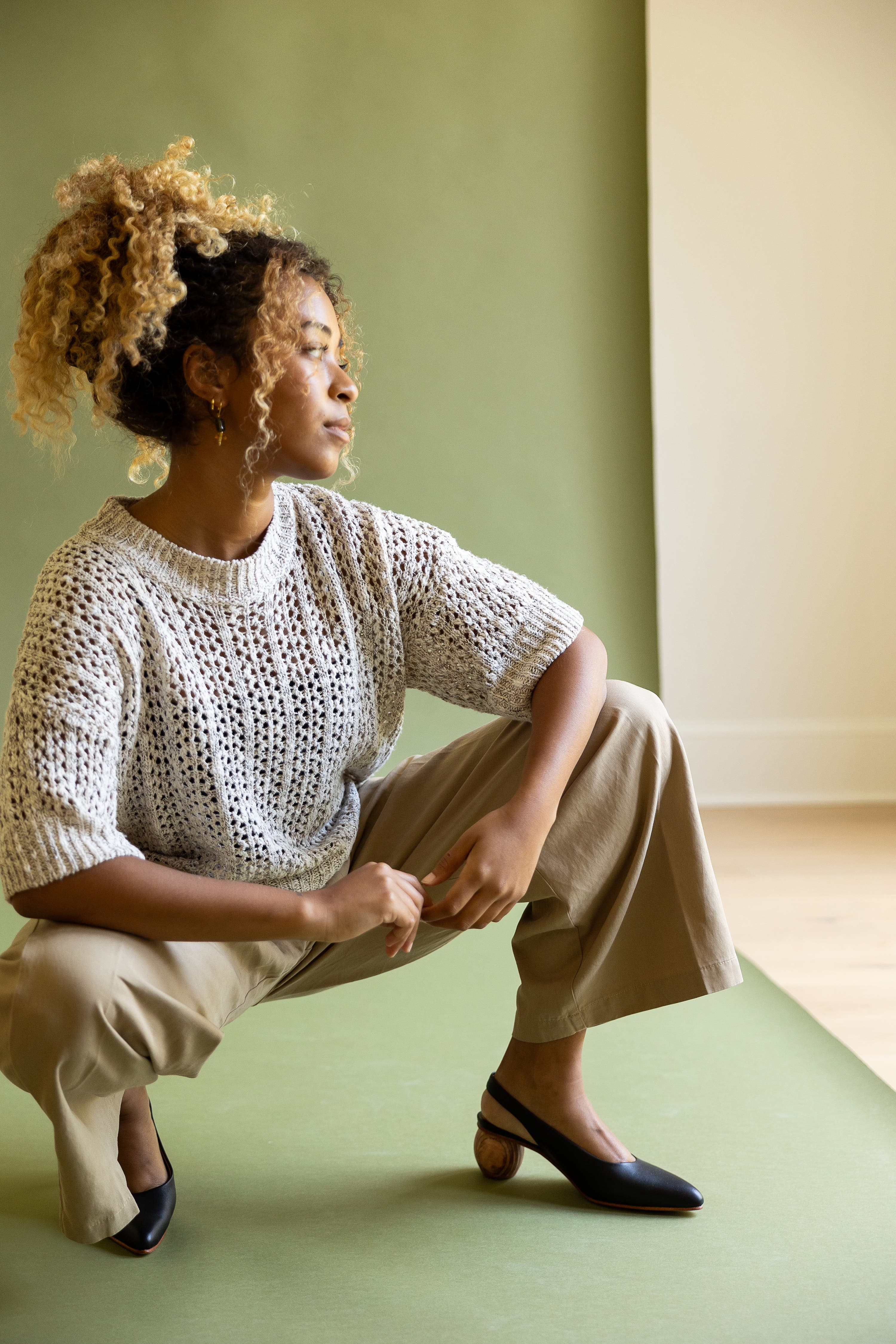 Huma Blanco Canela Slingback Pump, Alternate, color, Coal