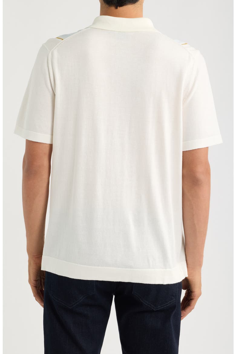 Lastro Cotton Blend Button-Up Shirt, Alternate, color, OPEN WHITE
