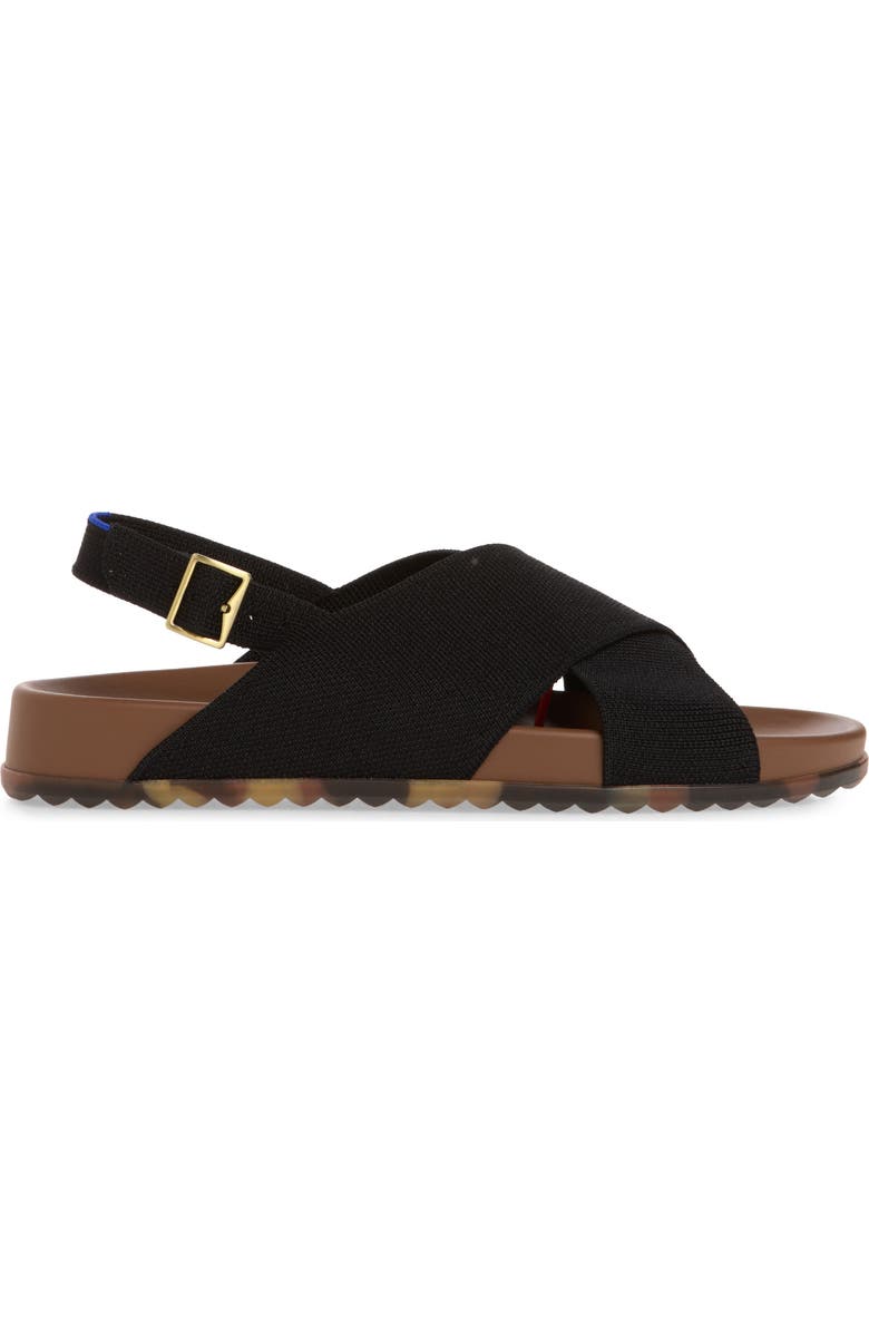 Rothy's The Weekend Sandal, Alternate, color, Black