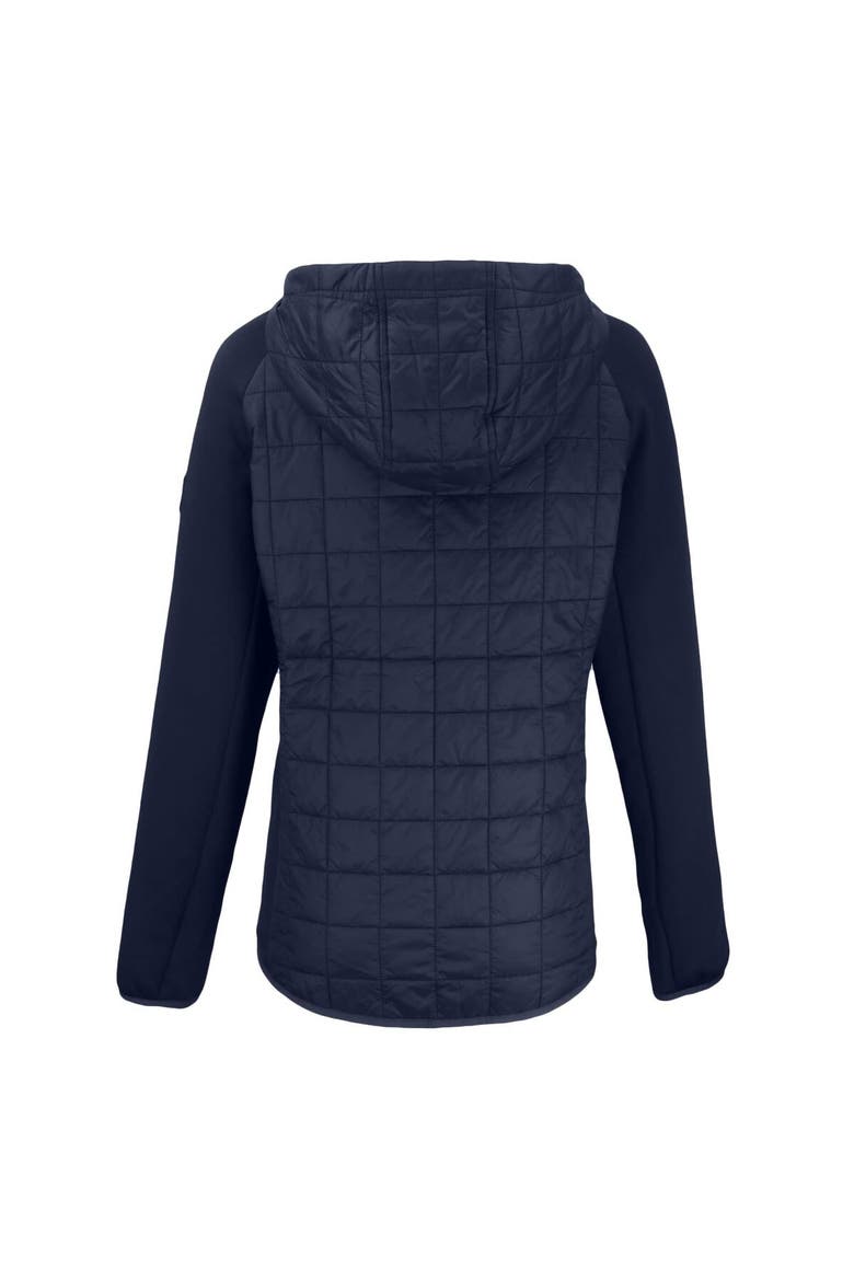 Women's Cutter & Buck Navy Seattle Mariners Americana Rainier Primaloft Eco Raglan Full-Zip Hybrid Jacket, Alternate, color, Navy
