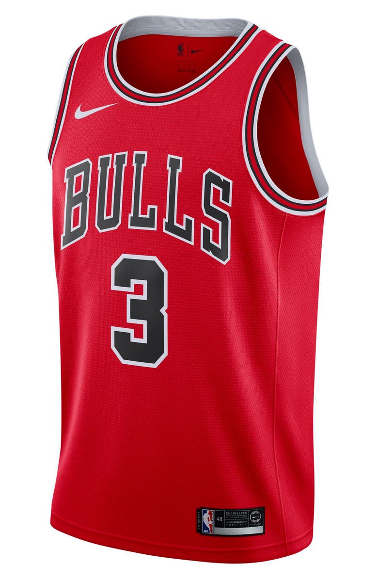 Nike Chicago Bulls Icon Edition Swingman NBA Jersey, Main, color, 