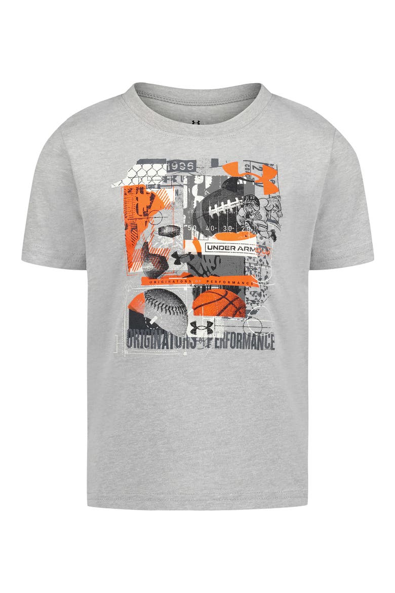 Kids' Multi Sport Graphic T-Shirt, Main, color, TITANIUM HEATHER