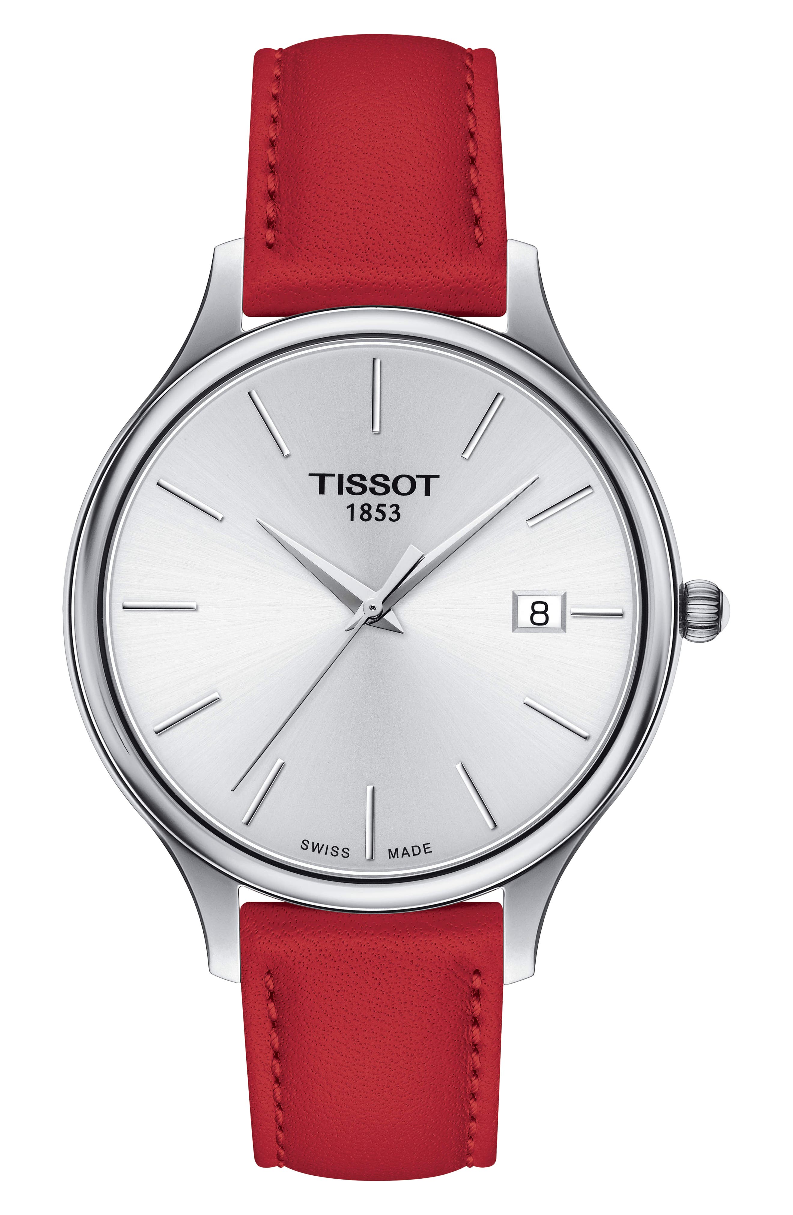Tissot Bella Ora Piccola Leather Strap Watch, 38mm