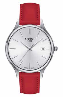 Tissot Bella Ora Piccola Leather Strap Watch, 38mm