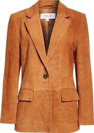 Derek Lam 10 Crosby Eurelle Suede Blazer