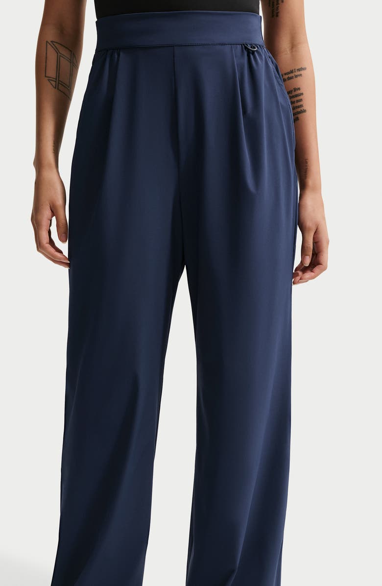 Nike 24.7 PerfectStretch Dri-FIT High Waist Loose Wide Leg Pants, Alternate, color, 410 Midnight Navy/Obsidian