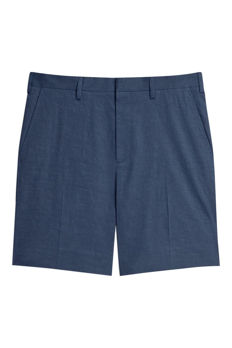 Standard Good Linen Blend Shorts, Alternate, color, DARK BLUE WING