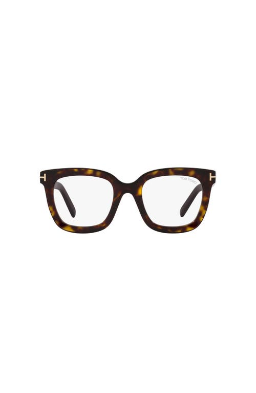 Tom Ford 51mm Square Optical Glasses In Multi