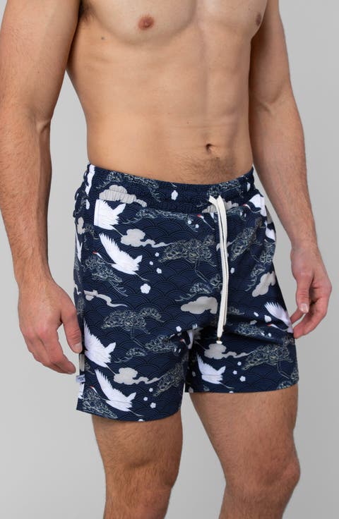 Swan Dive Swim Trunk