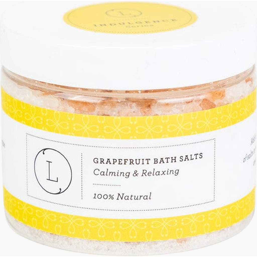 Lizush Grapefruit Natural Bath Salt Soak With Dead Sea, Epsom And Himalayan Salts In Grapefruit