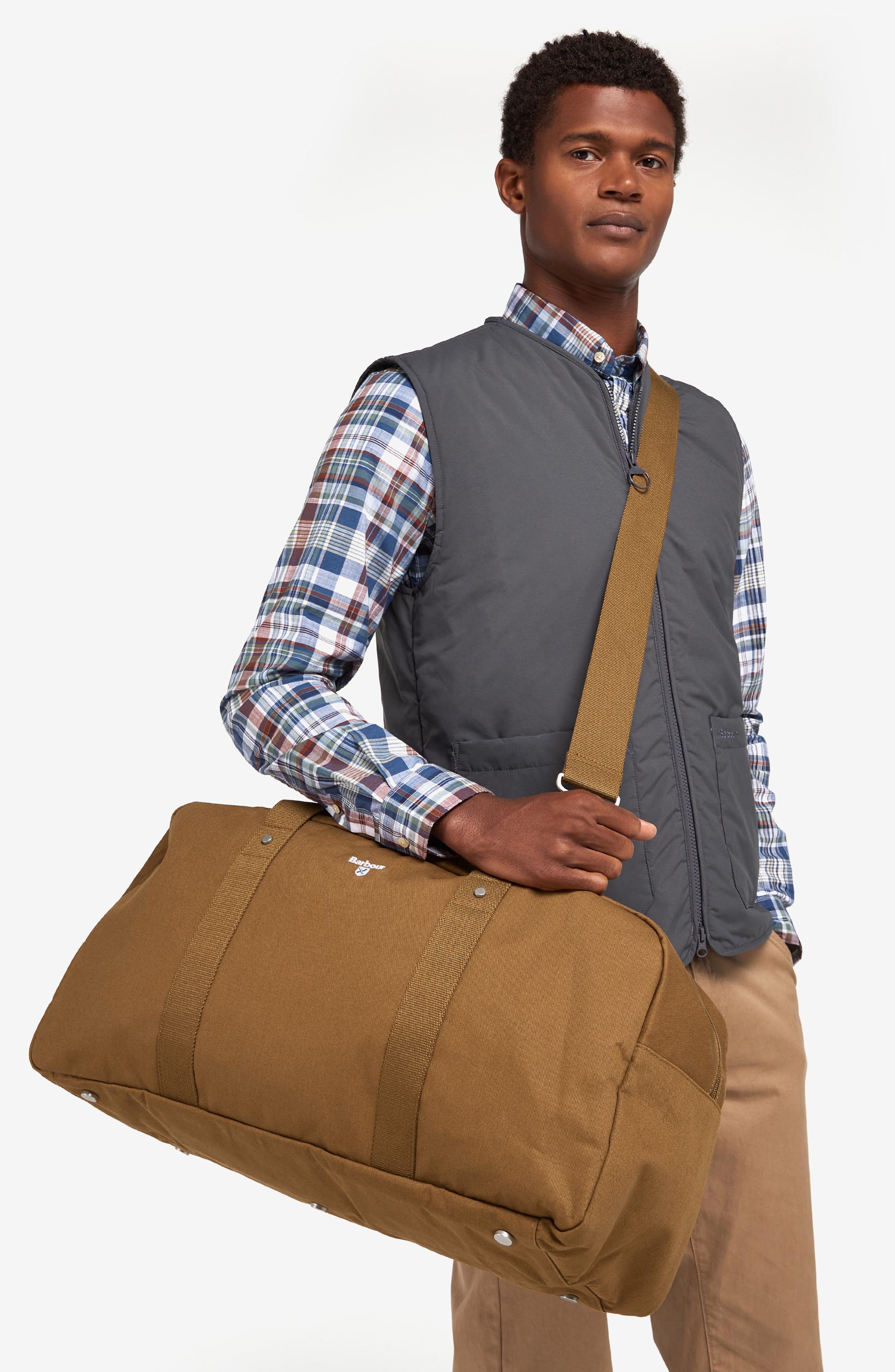 Barbour Cascade Cotton Duffle Bag, Alternate, color, 