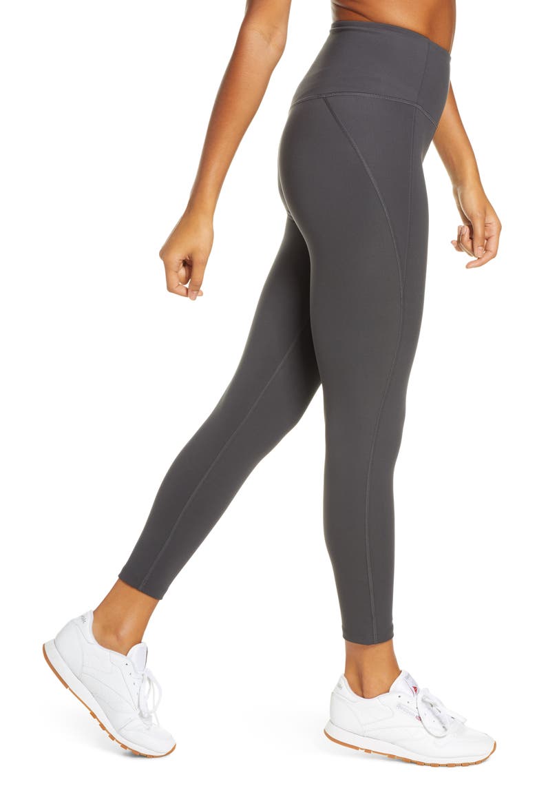 High Waist 7/8 Leggings, Alternate, color, SHADOW