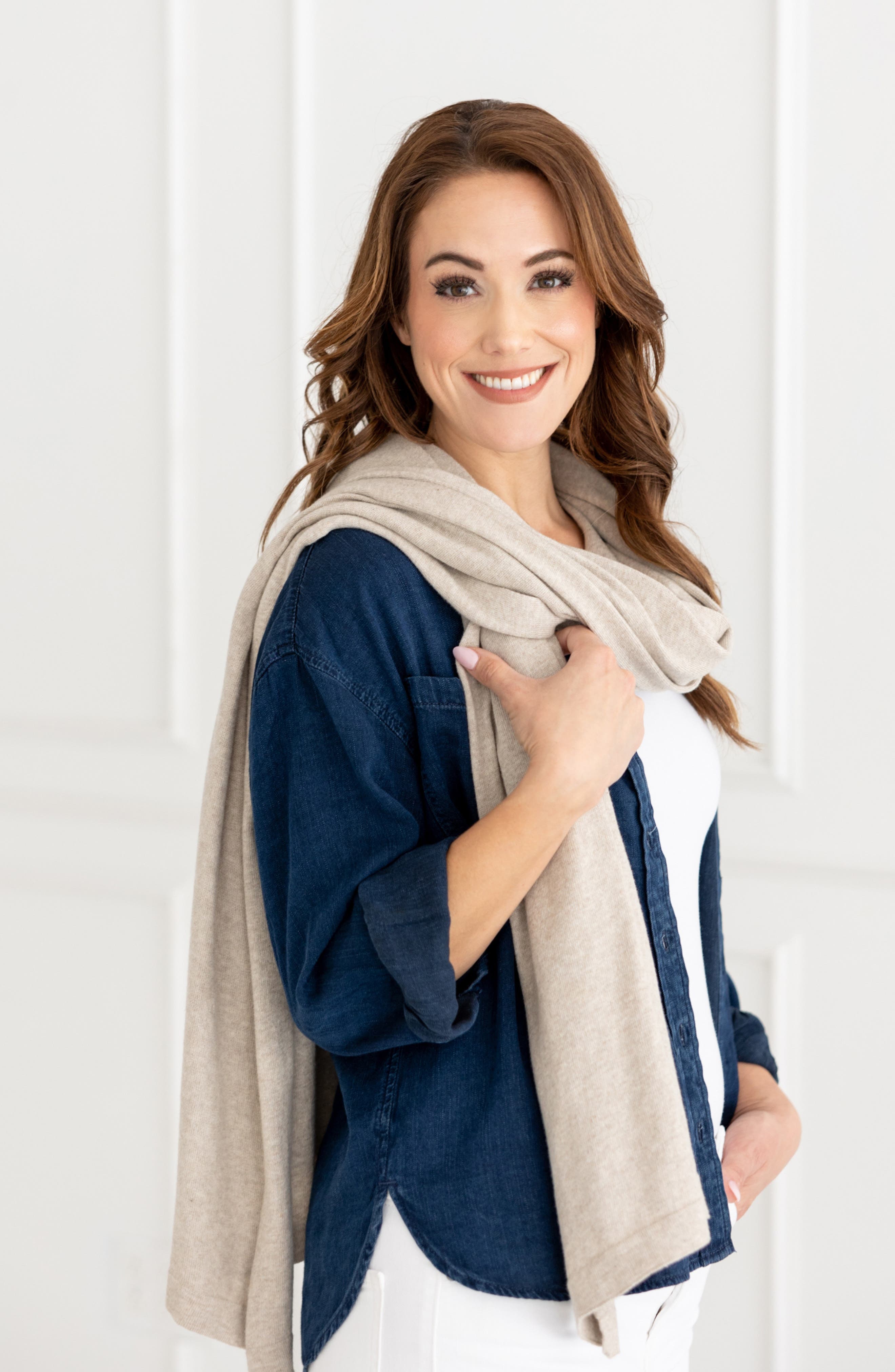 Женские аксессуары zestt organics The Dreamsoft Travel Scarf — фото 3