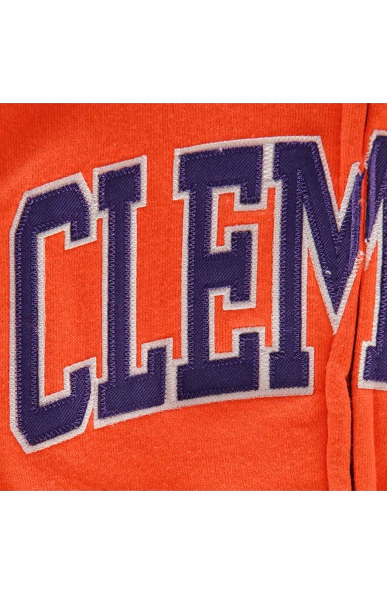 COLOSSEUM Women's Stadium Athletic Orange Clemson Tigers Arched Name Full-Zip Hoodie, Alternate, color, Orange