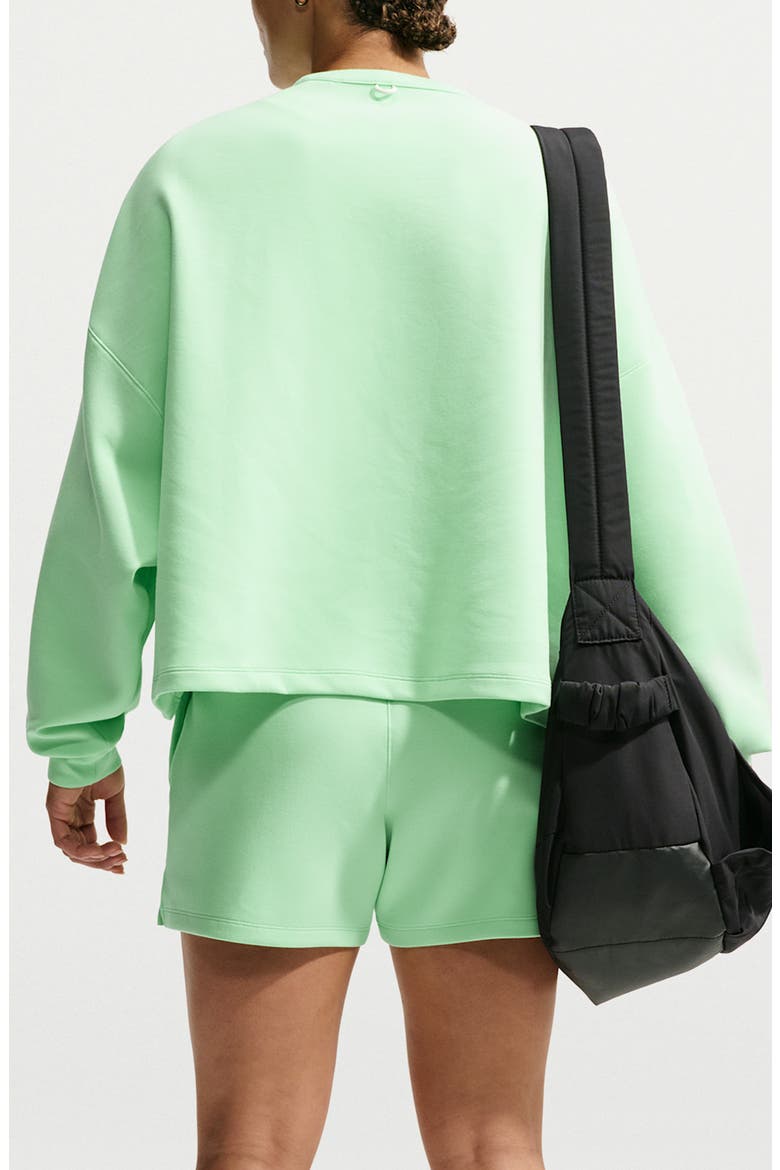 ImpossiblySoft Dri-FIT Oversize Sweatshirt, Alternate, color, CUCUMBER CALM/ ILLUSION GREEN