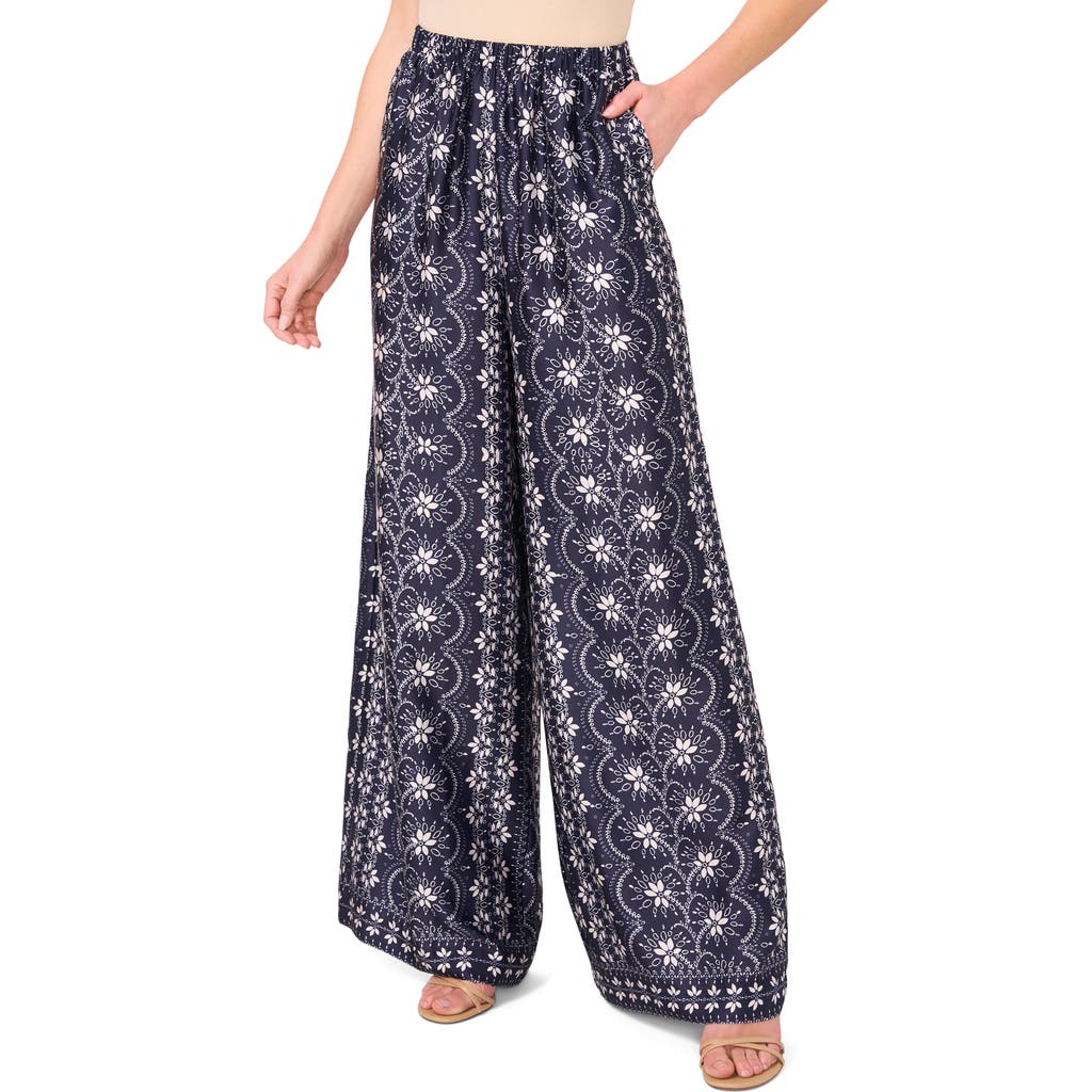 Shop Cece Mixed Print Wide Leg Pants