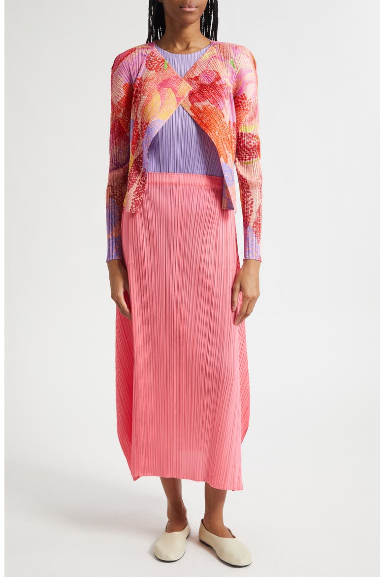 Monthly Colors March Pleated Midi Skirt (Women) | Nordstrom