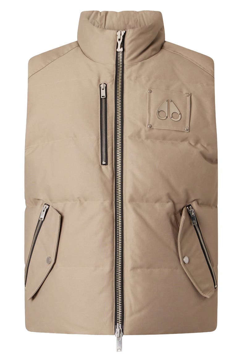 Westmount Down & Feather Vest, Alternate, color, ASHEN