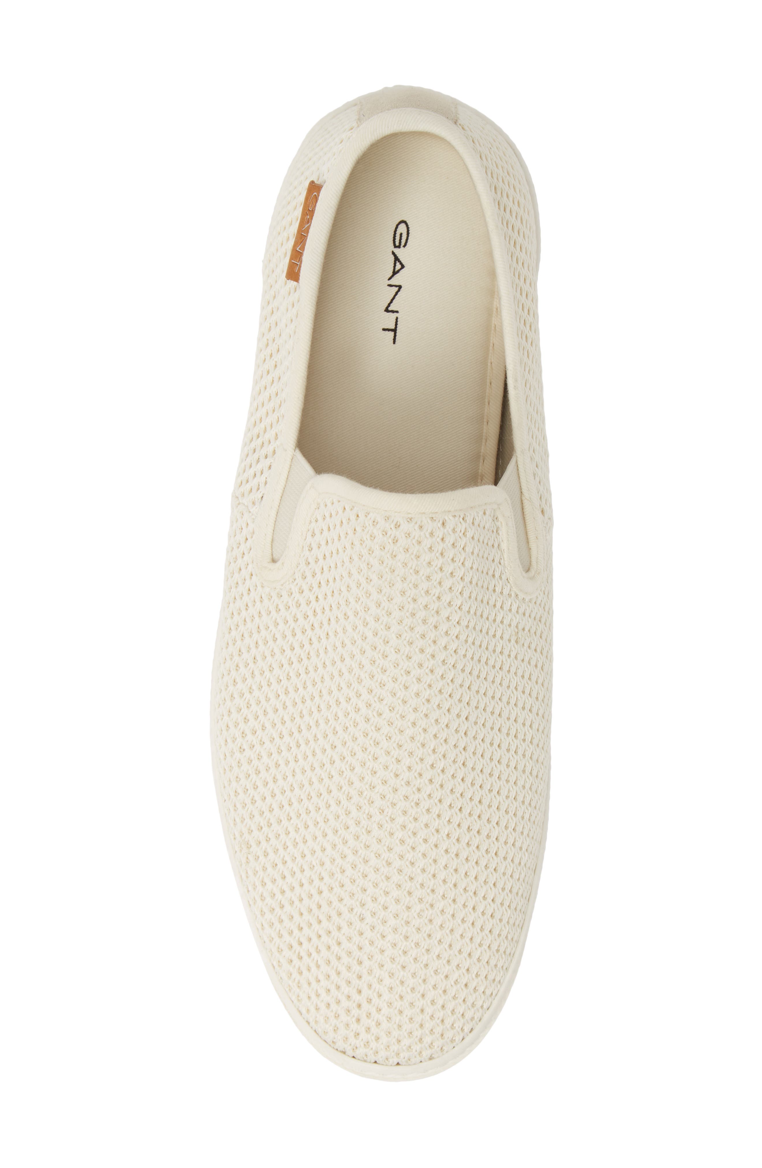 Frank Slip-On, Alternate, color, BONE BEIGE COTTON MESH