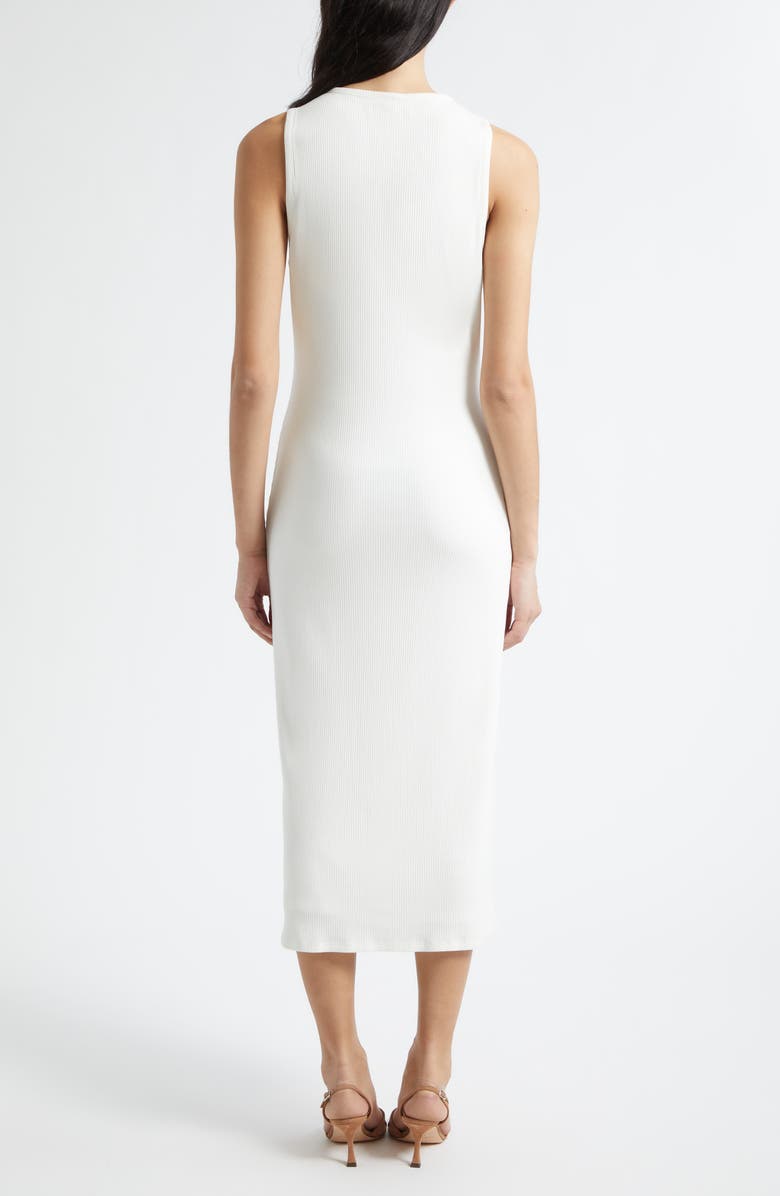 Ramy Brook Rhea Rib Midi Dress, Alternate, color, Ivory