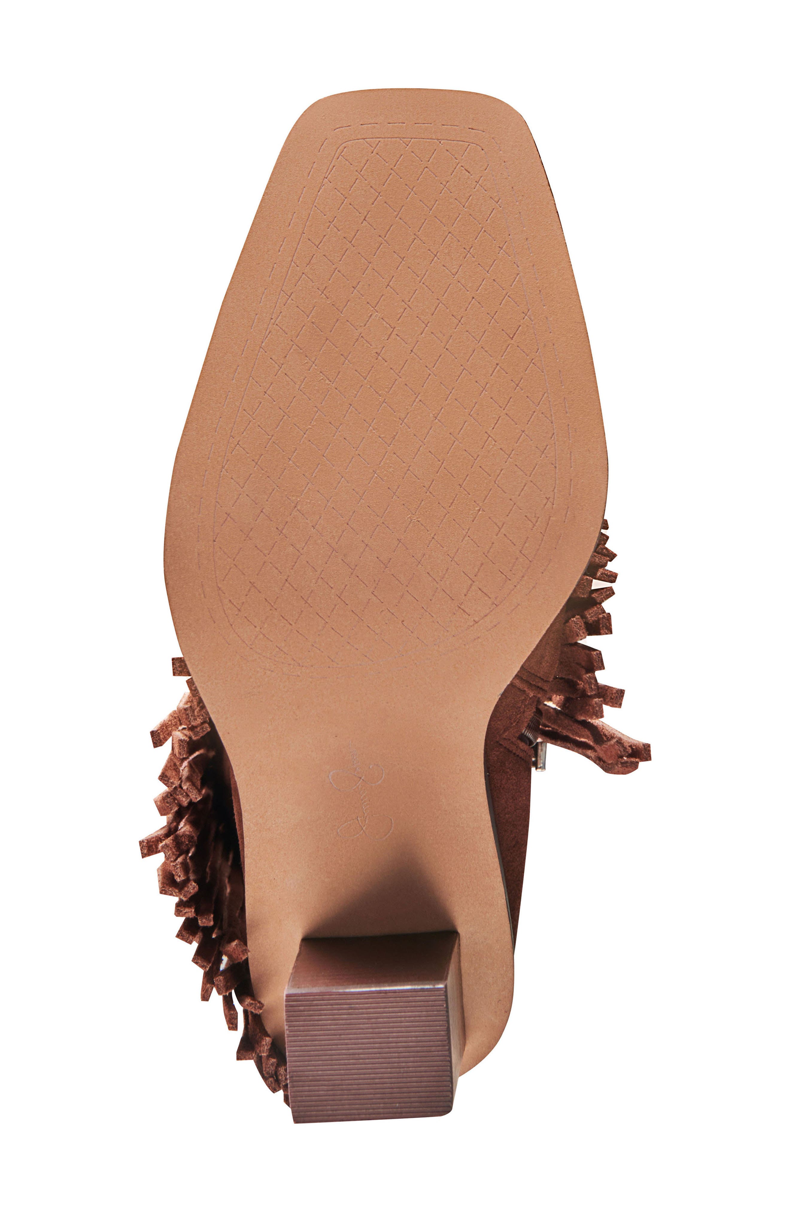 Asire Fringe Knee High Boot, Alternate, color, NUT