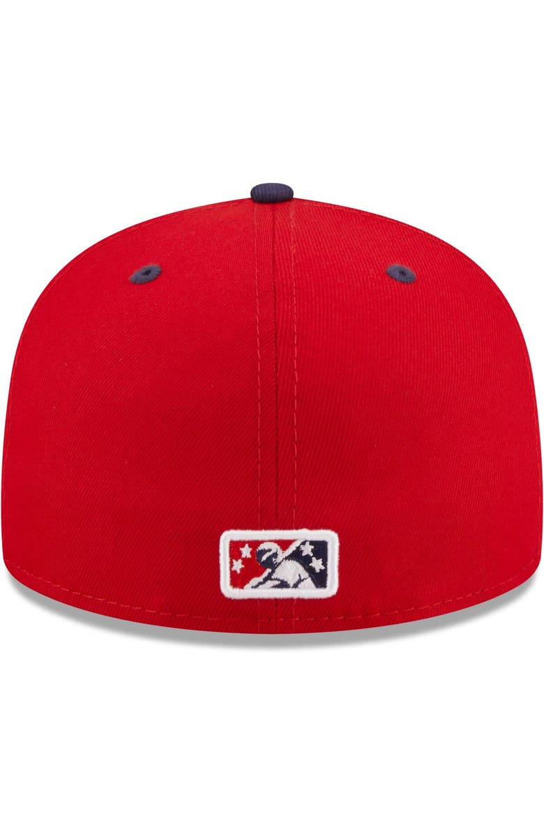New Era Men's New Era Red Spokane Indians Authentic Collection 59FIFTY Fitted Hat, Alternate, color, 