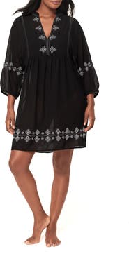 Miraclesuit® Embroidered Cover-Up Dress