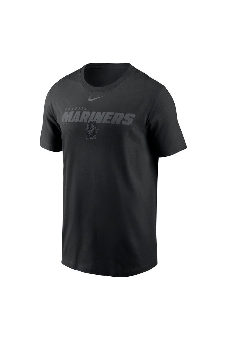 Men's Nike Black Seattle Mariners Tonal Club T-Shirt, Alternate, color, Black
