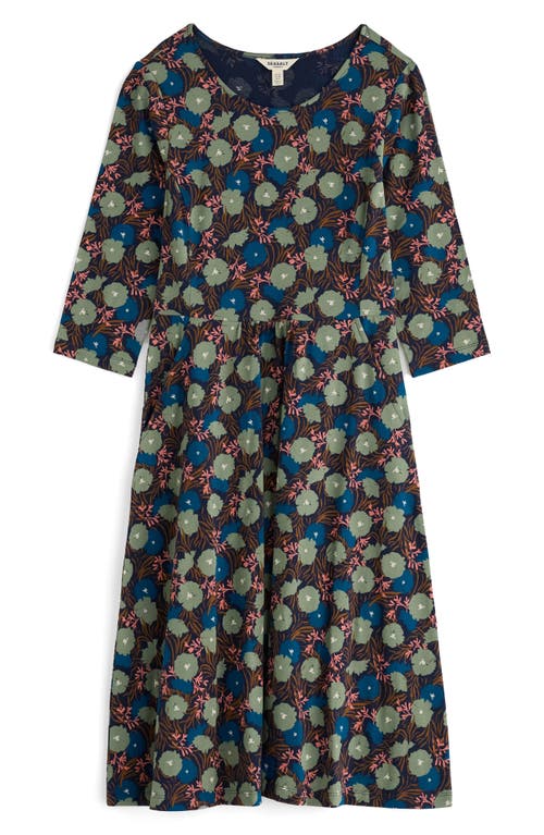Seasalt Cornwall April Floral Stretch Organic Cotton Dress in Grass Meadow Maritime Mast  product