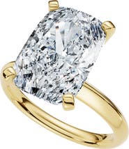 Bliss Diamond Certified 5Ct Cushion Solitaire Diamond Engagement Ring Lab Grown