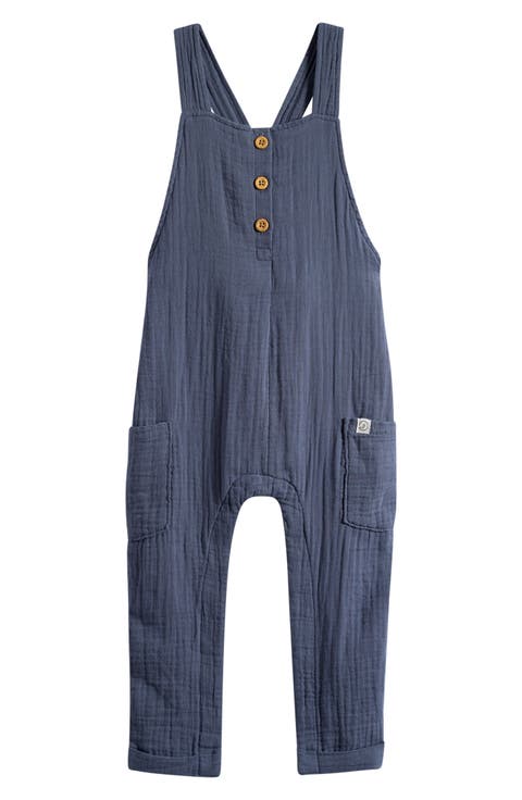 Organic Cotton Gauze Overalls (Baby)
