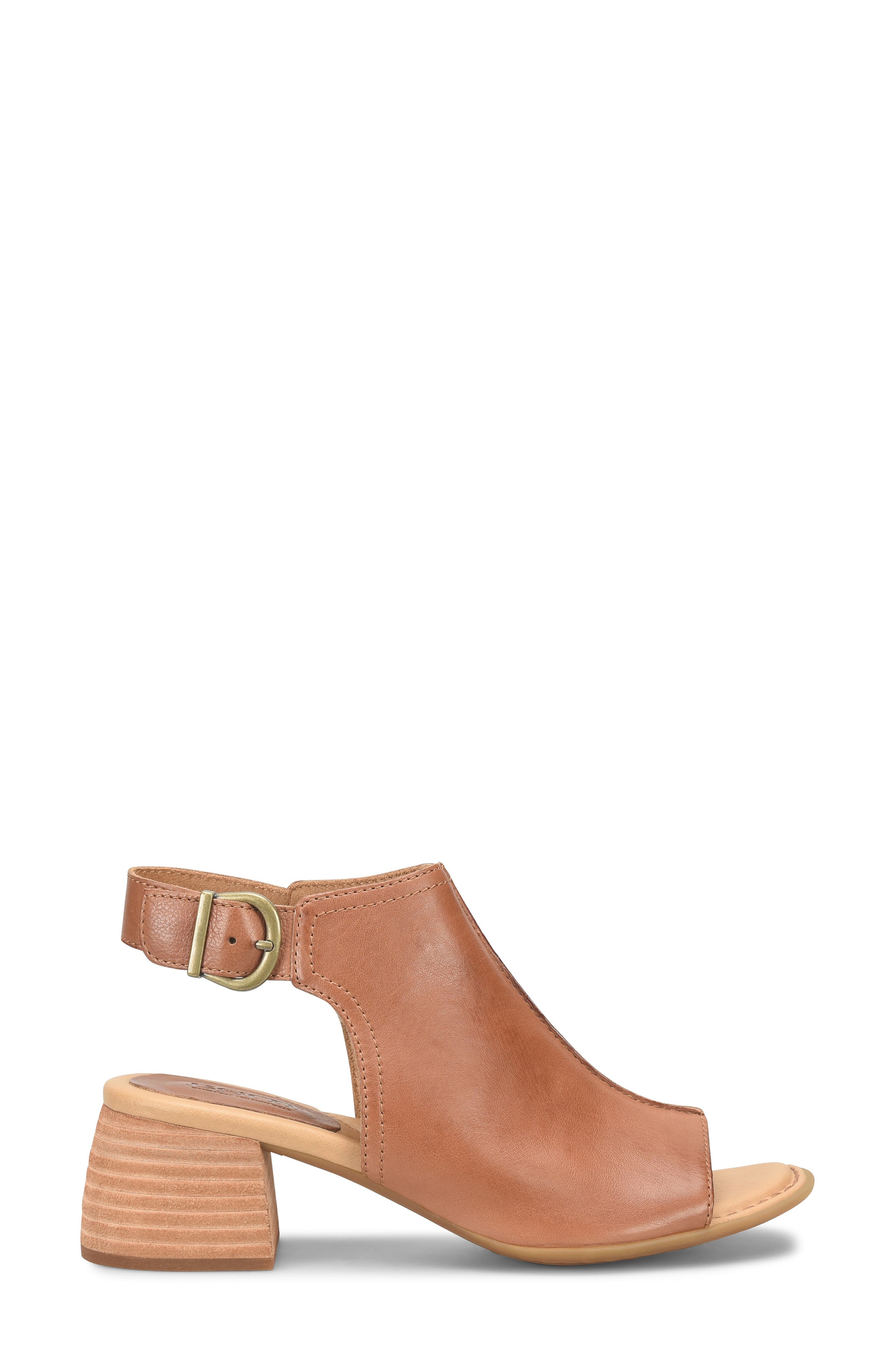 Børn Sage Ankle Strap Sandal, Alternate, color, Brown Leather