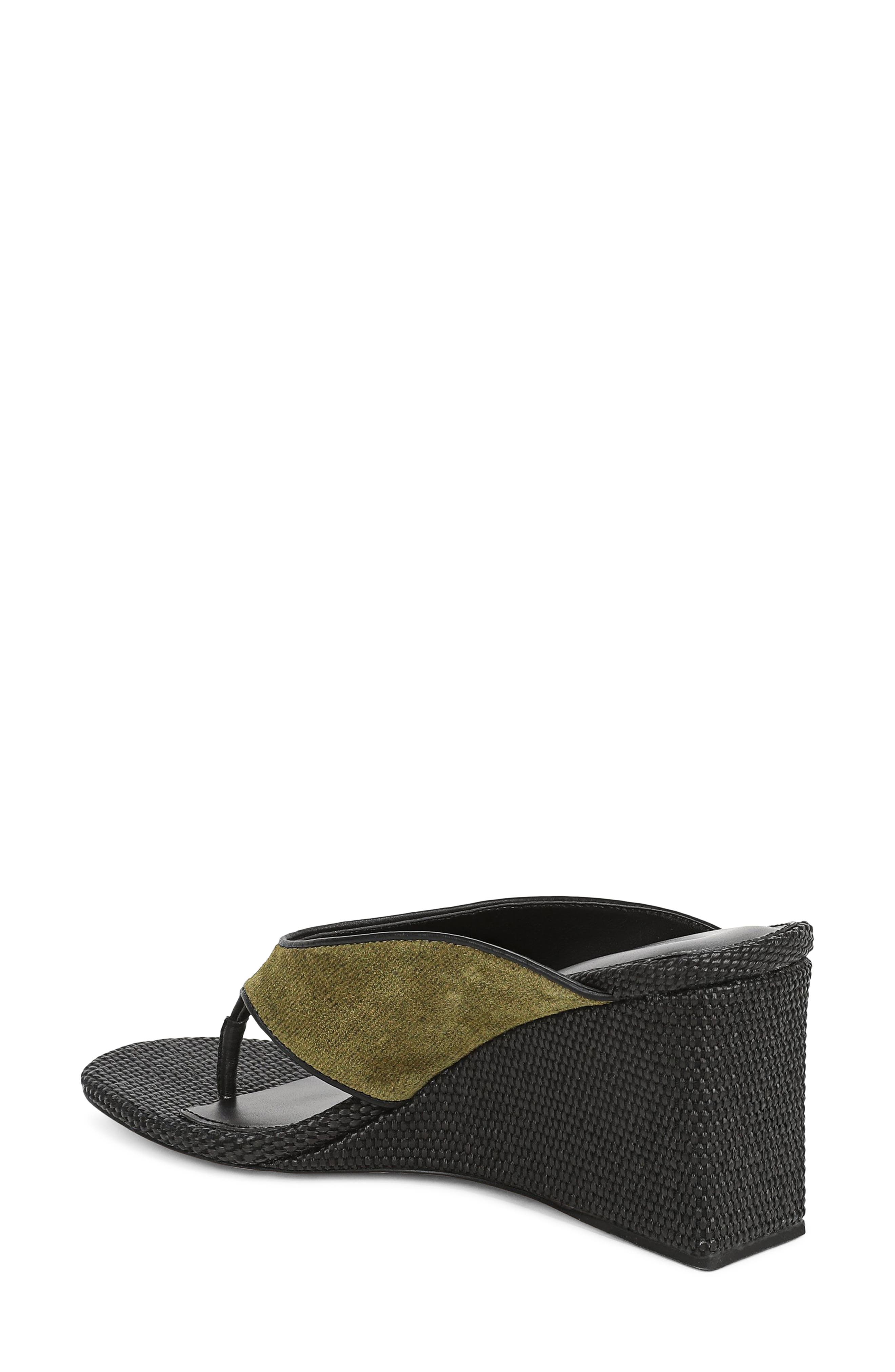 Emerson Wedge Sandal, Alternate, color, LEMONGRASS