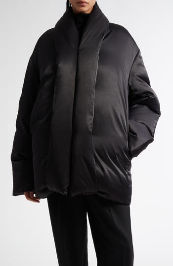 TOTEME Satin Puffer Jacket Nordstrom