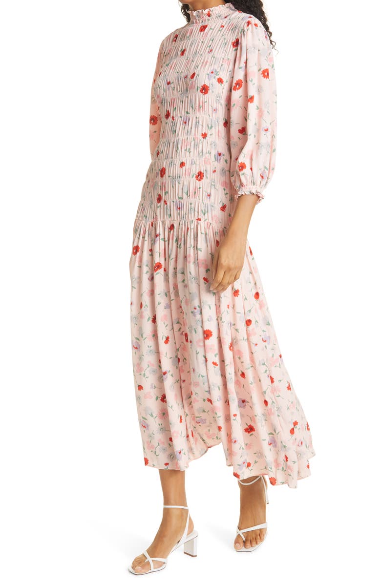 Samsøe Samsøe Sarami Floral Long Sleeve Dress, Alternate, color,