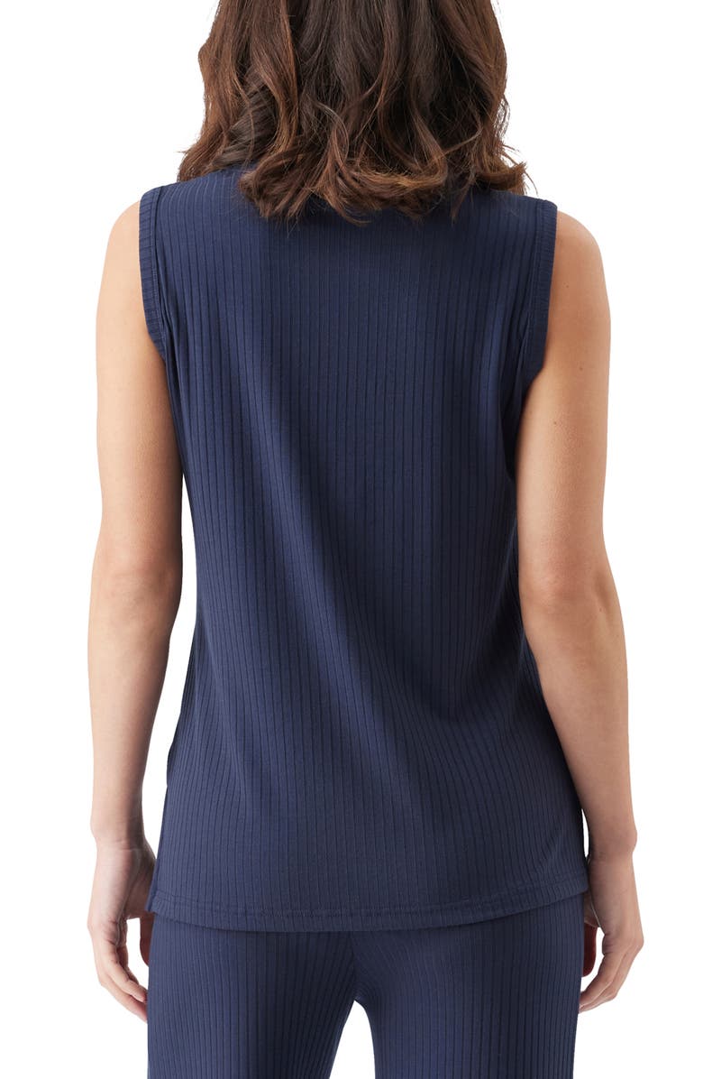 Ripe Maternity Peter Rib Nursing Tank, Alternate, color, Navy