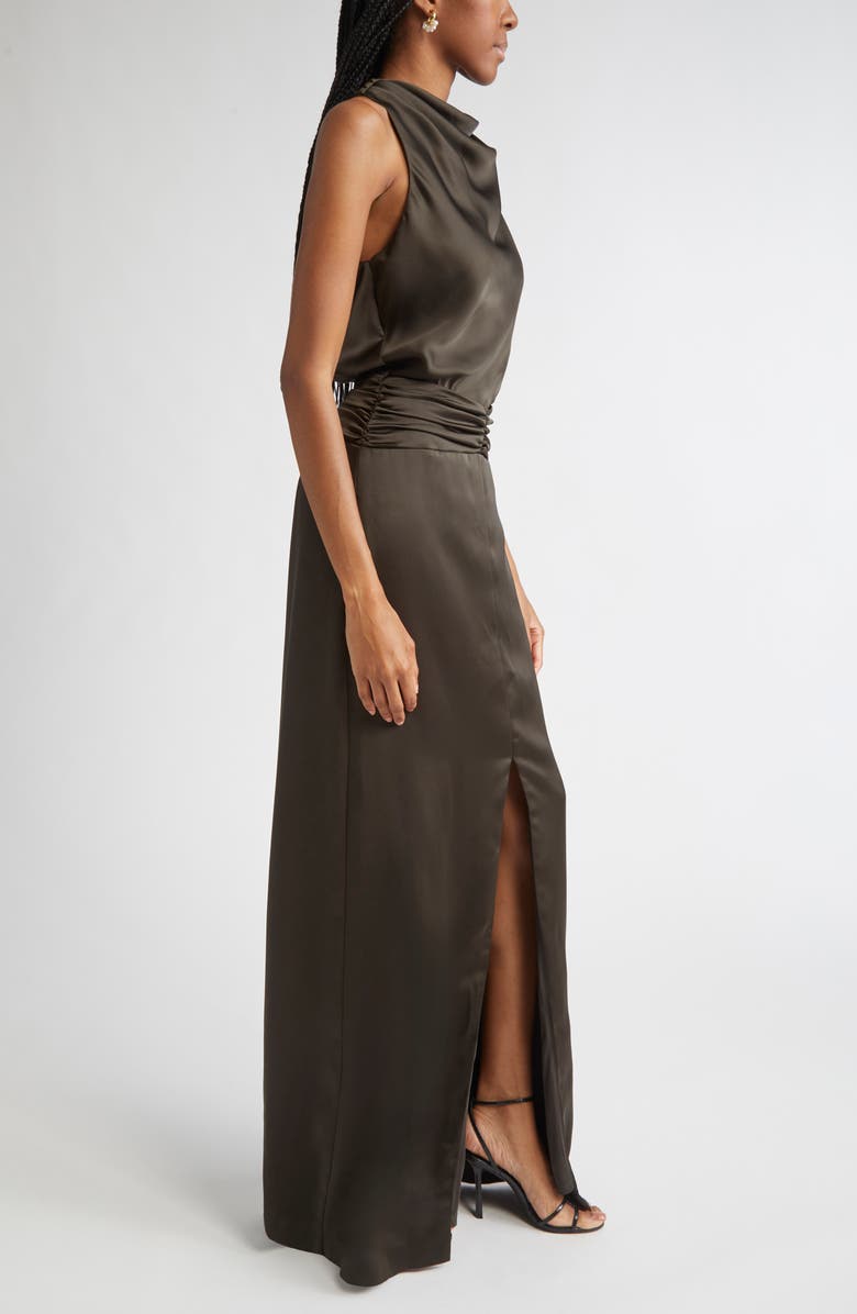 Charmayne Sleeveless Satin Gown