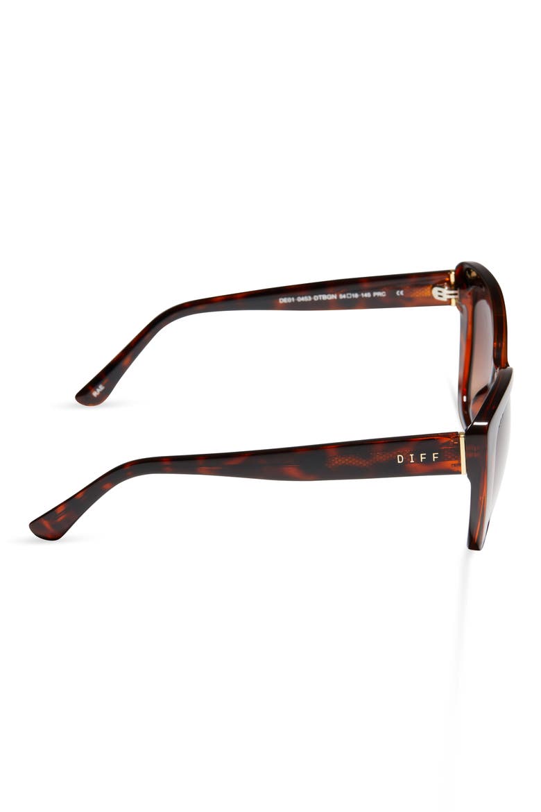 54mm Square Sunglasses, Alternate, color, BROWN GRADIENT