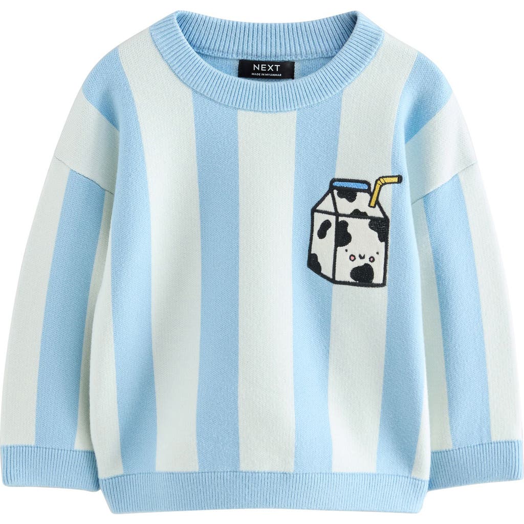 Next Kids' Vertical Stripe Sweater In Multi