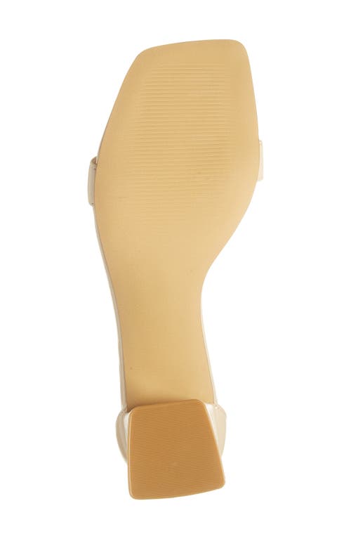 Abound Finn Ankle Strap Sandal In Beige Patent Crinkle
