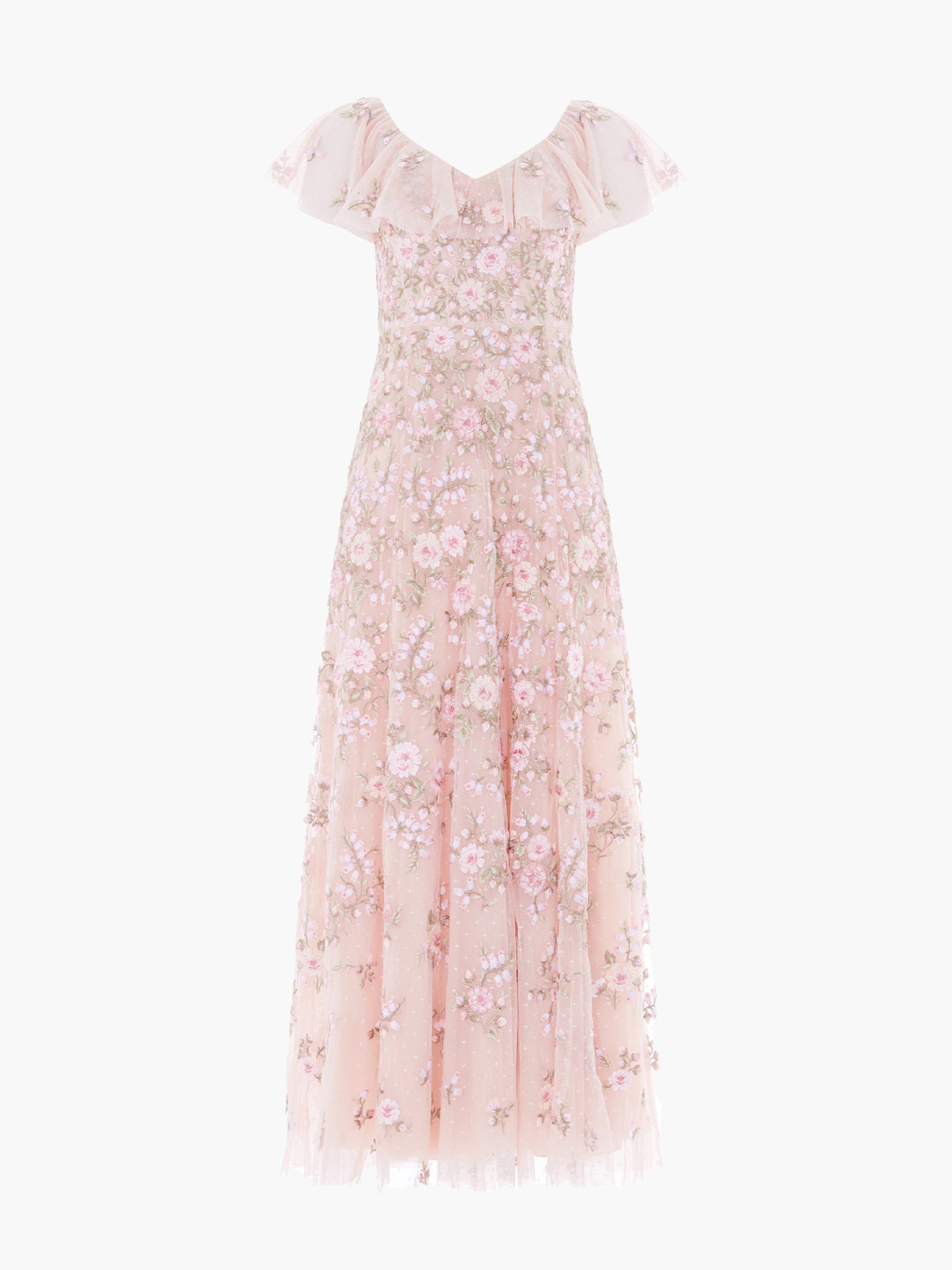 Eden Rose V-Neck Ankle Gown - image 2