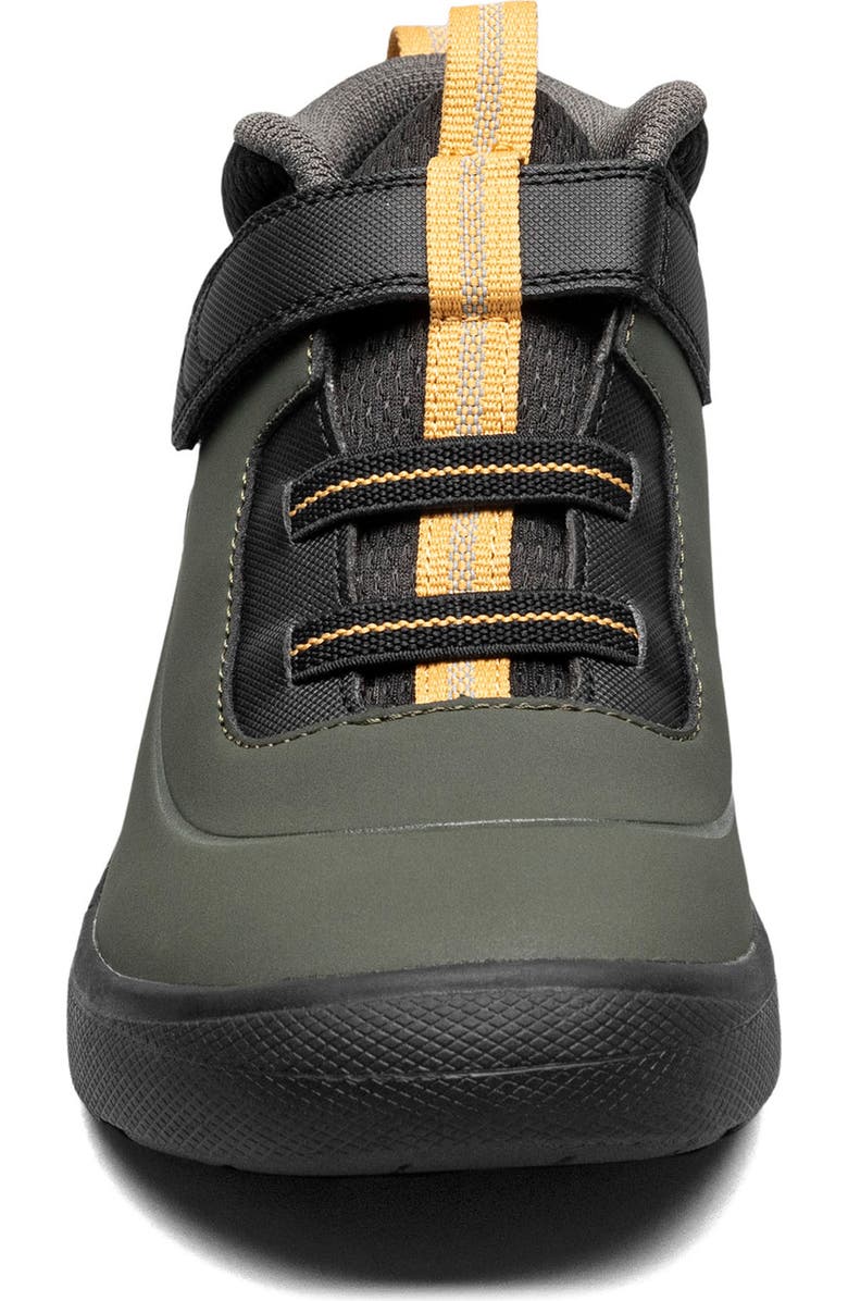 Bogs Kids' Skyline Kicker Water Resistant Sneaker, Alternate, color, Black/ Green