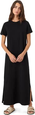 Pact Organic Cotton Soft-Slub Essential Easy Tee Maxi Dress