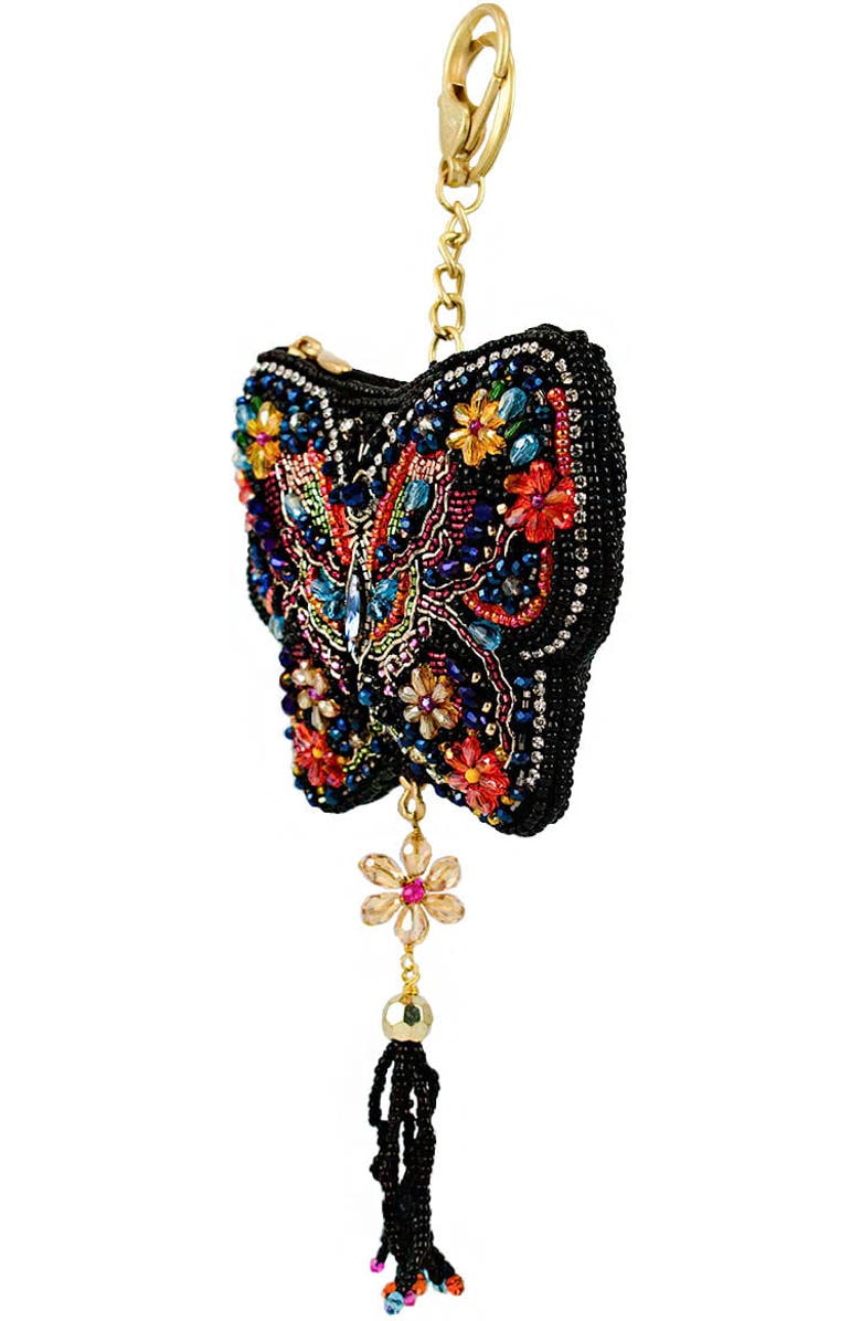 Mary Frances Accessories Flight of Fancey Coin Purse, Alternate, color, Black