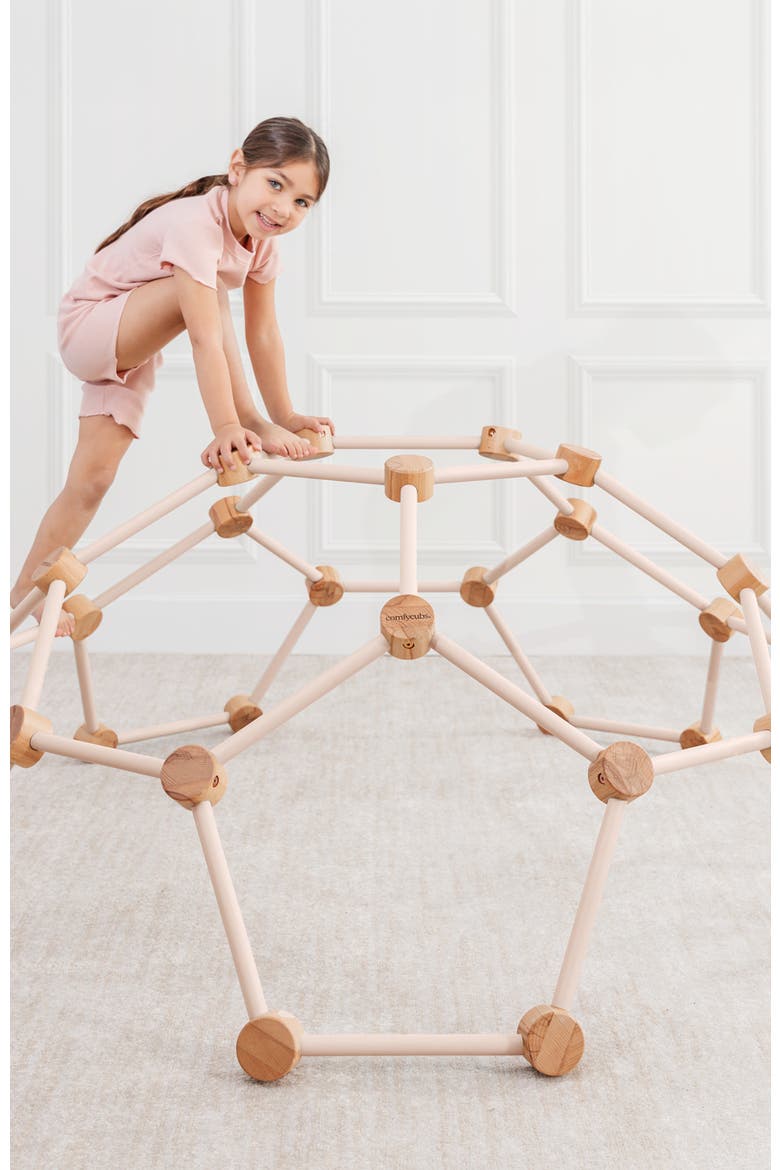 Wooden Climber for Kids, Alternate, color, Blush